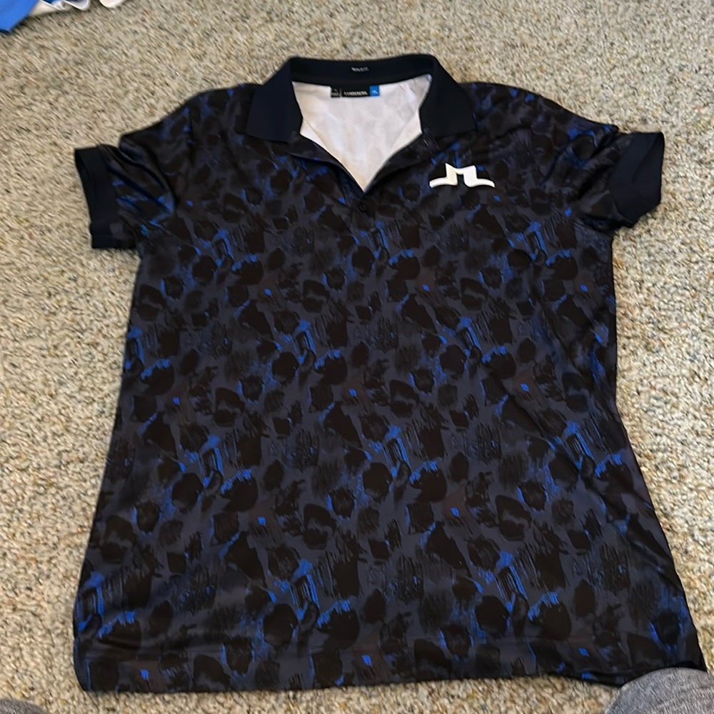 I.Linderberg camo golf polo